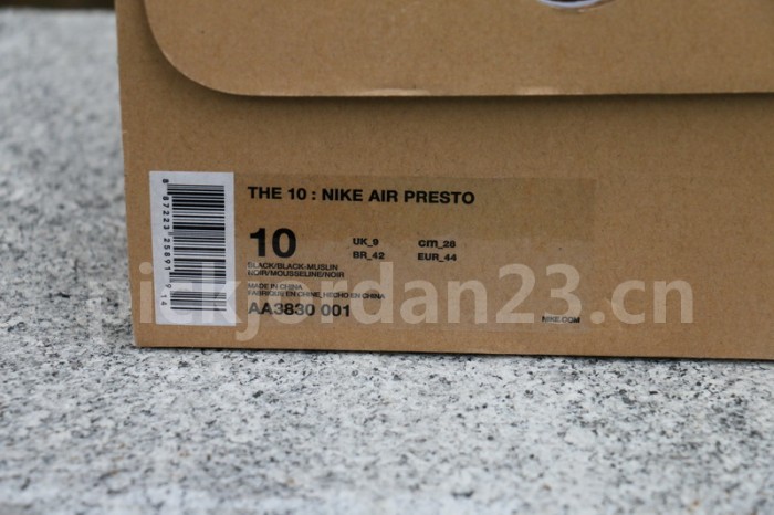 Authentic OFF-WHITE x Nike Air Presto Men
