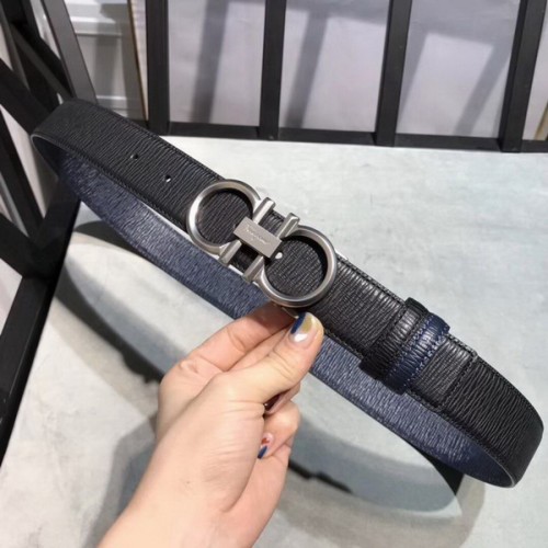 Super Perfect Quality Ferragamo Belts(100% Genuine Leather,steel Buckle)-885