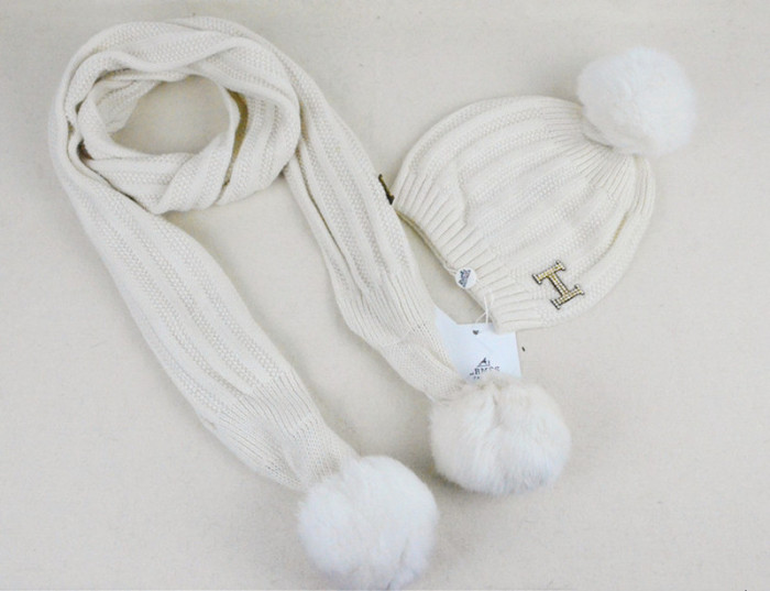 Hermes Wool Cap Scarf AAA-021