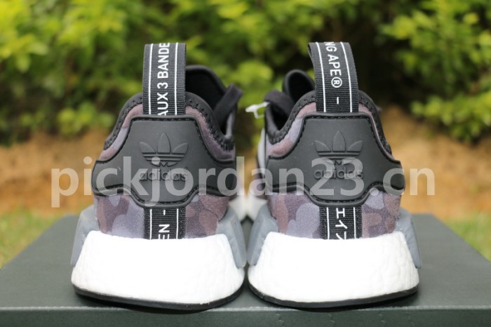 Authentic BAPE x AD NMD Black