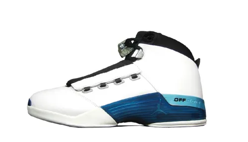 Authentic Air Jordan 17  White/College Blue