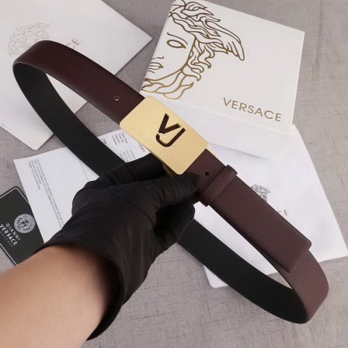 Super Perfect Quality Versace Belts(100% Genuine Leather,Steel Buckle)-460