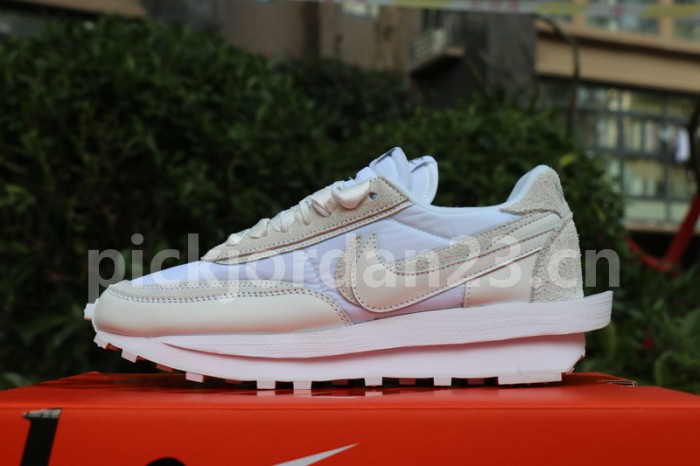 Authentic sacai x Nike LDV Waffle “White Nylon”