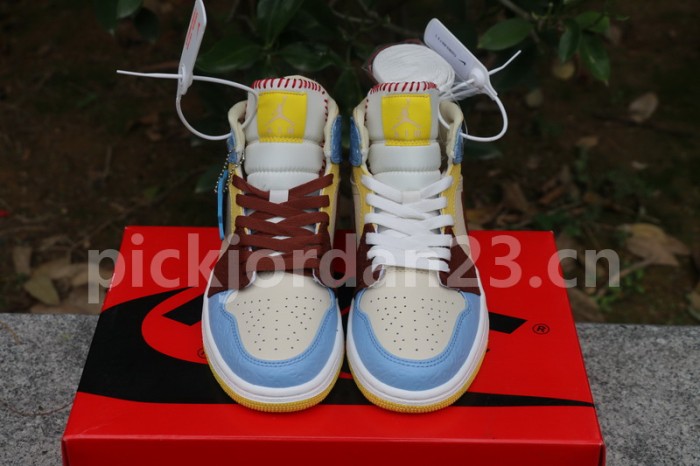 Authentic Maison Chateau Rouge x Air Jordan 1 High Mid
