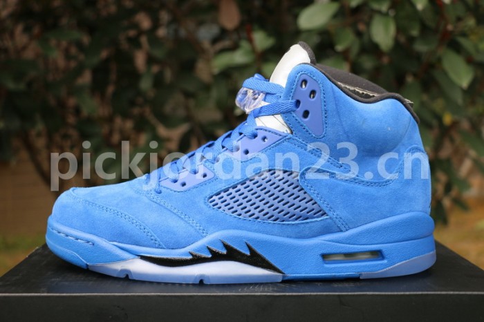 Authentic Air Jordan 5 “Blue Suede”