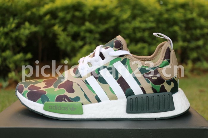 Authentic BAPE x AD NMD Olive