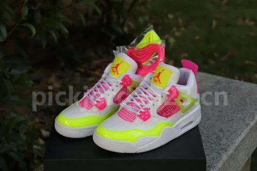 Authentic Air Jordan 4 GS “Lemon Venom”