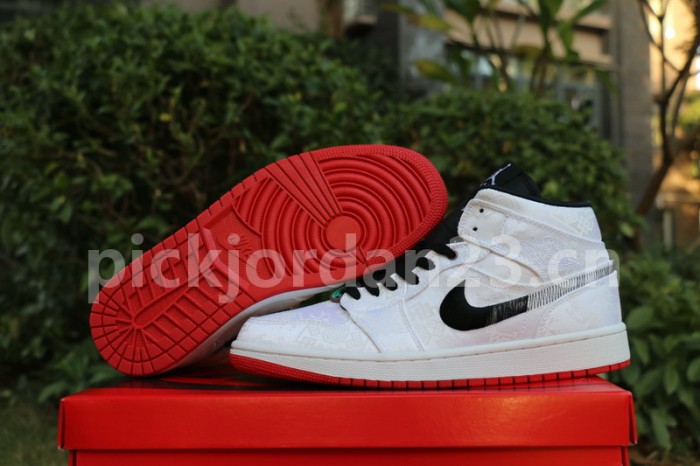 Authentic CLOT x Air Jordan 1 Mid“ Fearless”
