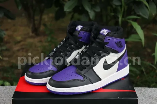 Authentic Air Jordan 1 “Court Purple”