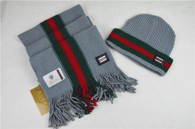 G Wool Cap Scarf AAA-022