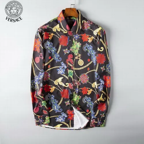 Versace long sleeve shirt men-064(S-XXXL)