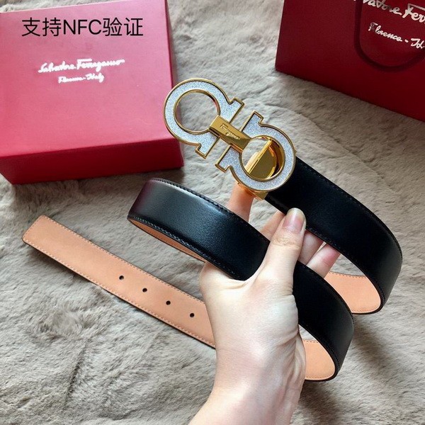 Super Perfect Quality Ferragamo Belts(100% Genuine Leather,steel Buckle)-1120