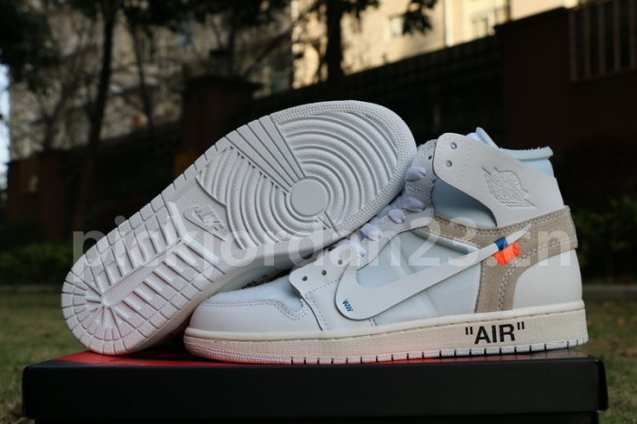 Authentic Off White x Air Jordan 1 White