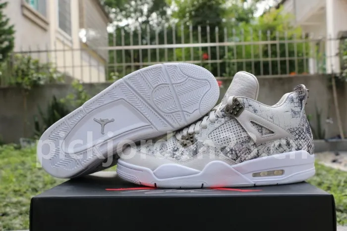Authentic Air Jordan 4 Premium “Snakeskin”