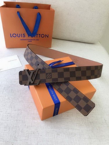 Super Perfect Quality LV Belts(100% Genuine Leather Steel Buckle)-2222