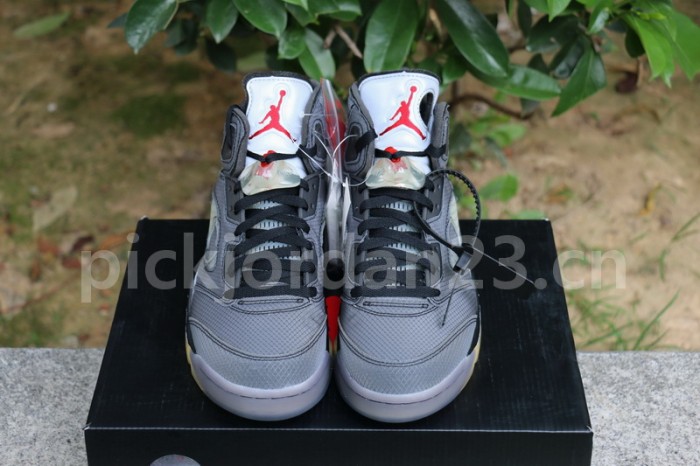 Authentic OFF-WHITE x Air Jordan 5