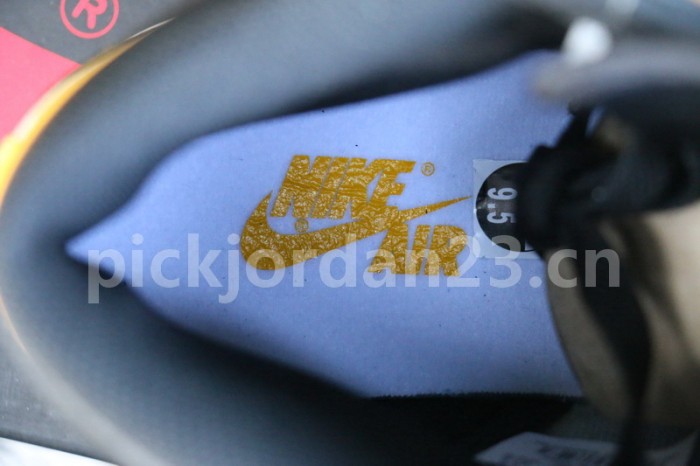 Authentic Air Jordan 1 Yellow Toe