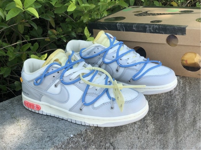 Authentic OFF-WHITE x Nike Dunk Low “The 50” DM1602