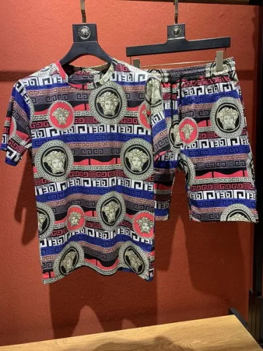 Versace short sleeve men suit-072(S-XXL)