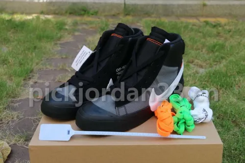 Authentic OFF-WHITE x Nike Blazer Mid “Grim Reepers”