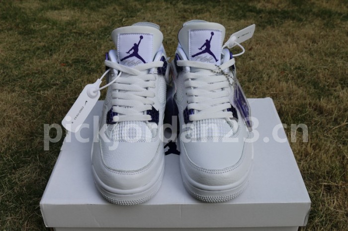 Authentic Air Jordan 4 “Purple Metallic”