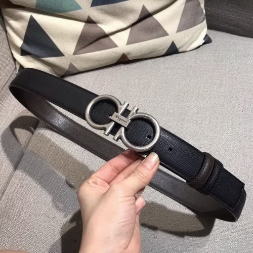 Super Perfect Quality Ferragamo Belts(100% Genuine Leather,steel Buckle)-953