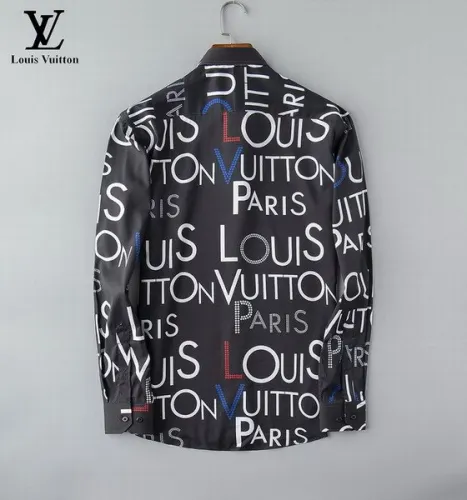 LV long sleeve shirt men-086(M-XXXL)