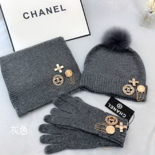 CHAL Wool Cap Scarf AAA-099