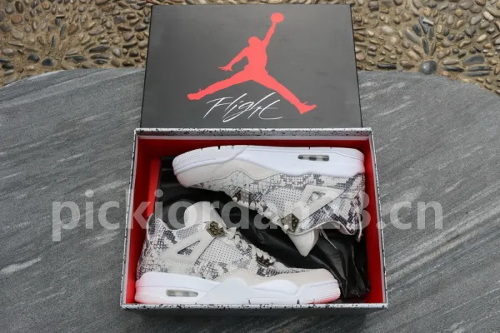Authentic Air Jordan 4 Premium “Snakeskin”
