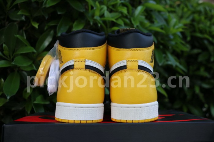 Authentic Air Jordan 1 Yellow Toe