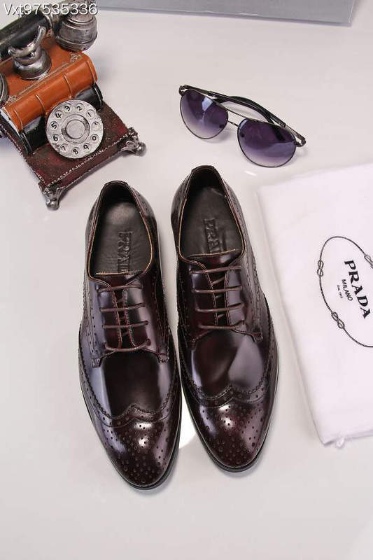 Prada men shoes 1:1 quality-184