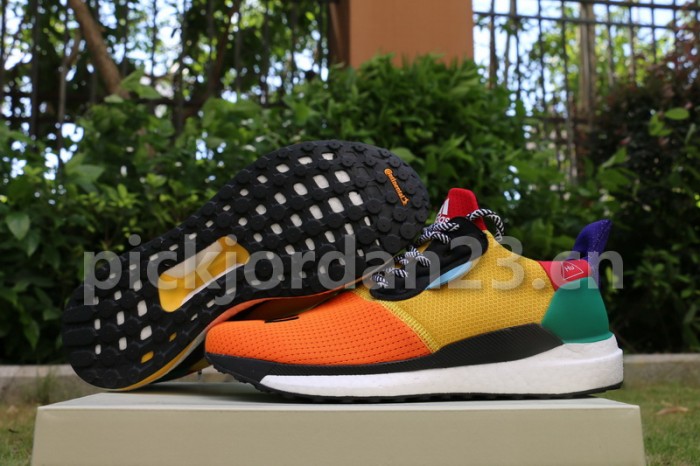 Authentic Pharrell Williams x AD Solar Hu Glide Orange