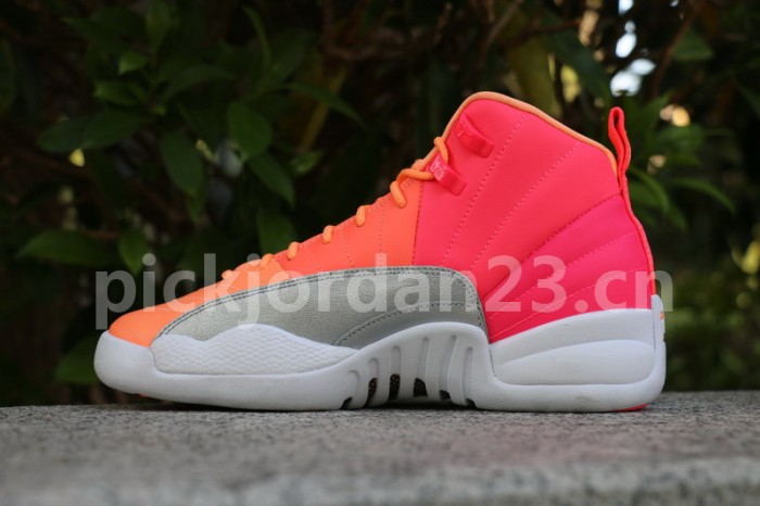 Authentic Air Jordan 12 GS “Hot Punch”