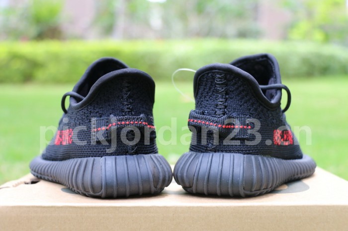 Authentic Yeezy 350 Boost Infant “Black Red”