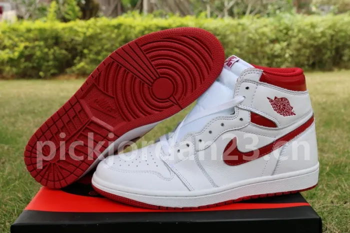 Authentic Air Jordan 1 OG High “Metallic Red”