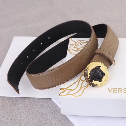 Super Perfect Quality Versace Belts(100% Genuine Leather,Steel Buckle)-497