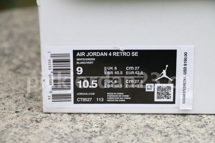 Authentic Air Jordan 4 “Pine Green”