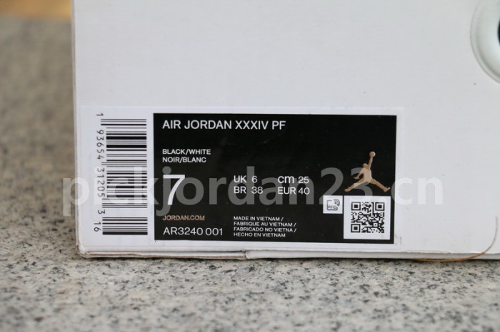 Authentic Air Jordan 34 “Eclipse”