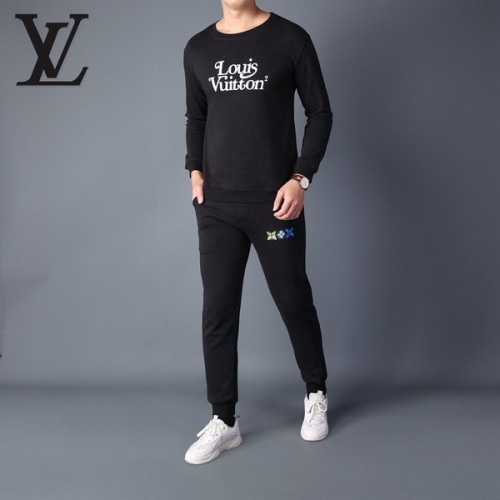 LV long sleeve men suit-085(M-XXXL)