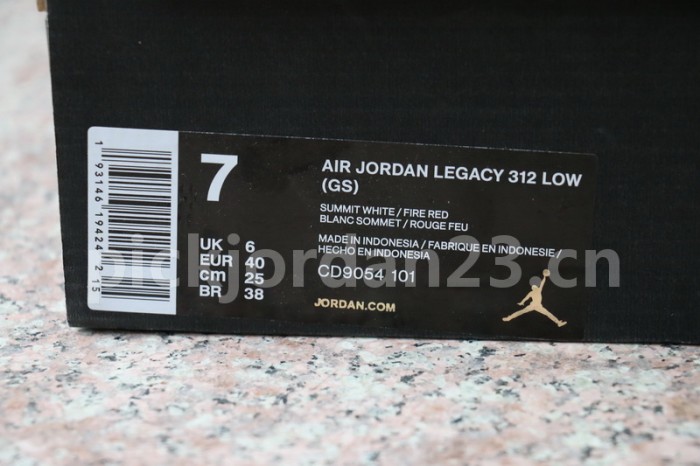 Authentic Jordan Legacy 312 Low CD7069-101