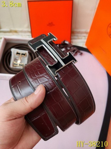 Super Perfect Quality Hermes Belts(100% Genuine Leather,Reversible Steel Buckle)-350