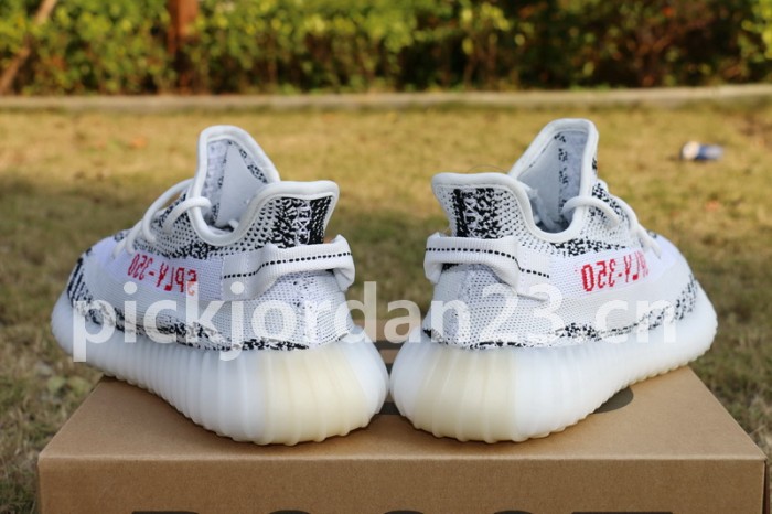 Authentic AD Yeezy 350 Boost V2 Zebra