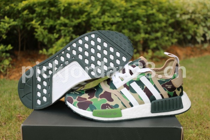 Authentic BAPE x AD NMD Olive