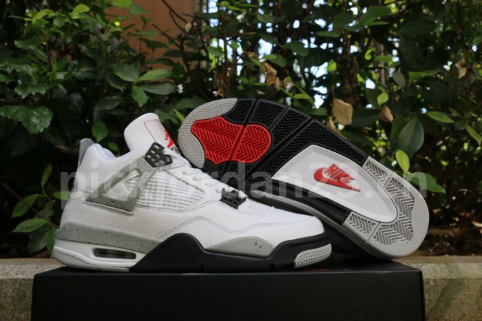 Authentic Air Jordan 4 “White Cement”