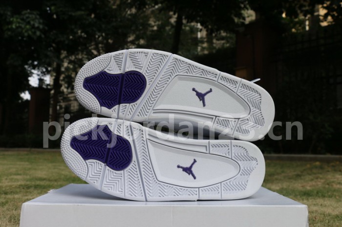 Authentic Air Jordan 4 “Purple Metallic”