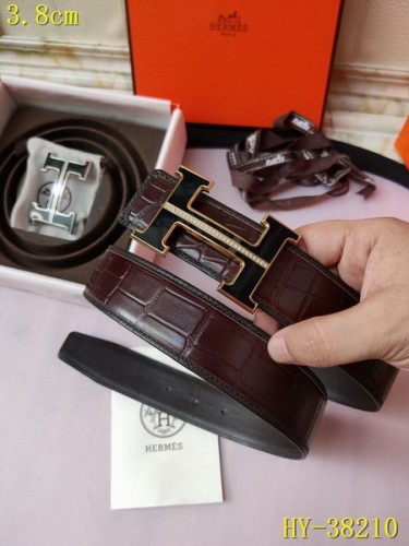 Super Perfect Quality Hermes Belts(100% Genuine Leather,Reversible Steel Buckle)-349