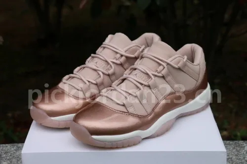 Authentic Air Jordan 11 Low GS “Rose Gold”