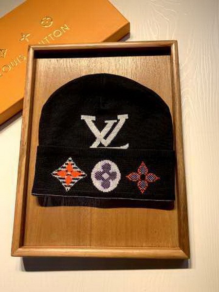 LV Wool Cap Scarf AAA-073