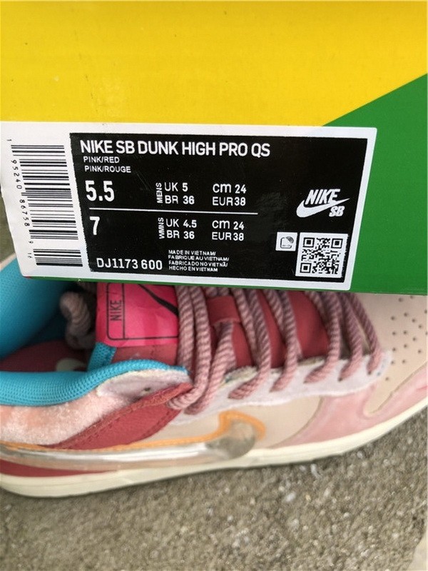 Authentic Social Status x Nike Dunk Low Pink