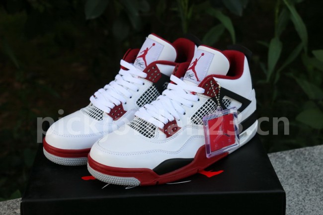 Authentic Air Jordan 4 Retro Fire Red 2018